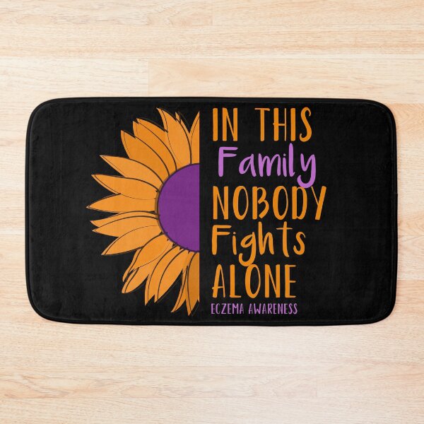 Item preview, In This Family Nobody Fights Alone Eczema Awareness designed and sold by Color-Sparkle.