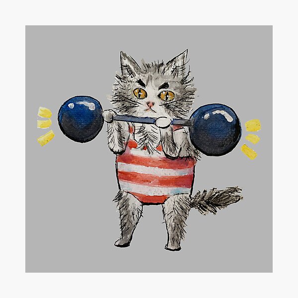 Item preview, Cat Circus Member - Gato fuerte designed and sold by CassCollection.