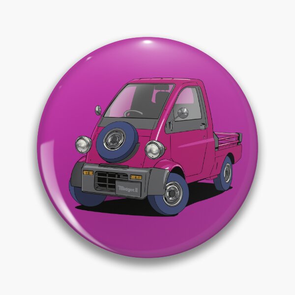 Item preview, Purple Daihatsu Midget II designed and sold by Webazoot Industries - Car Art.