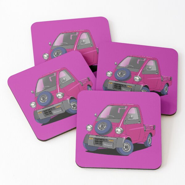 Item preview, Purple Daihatsu Midget II designed and sold by Webazoot Industries - Car Art.