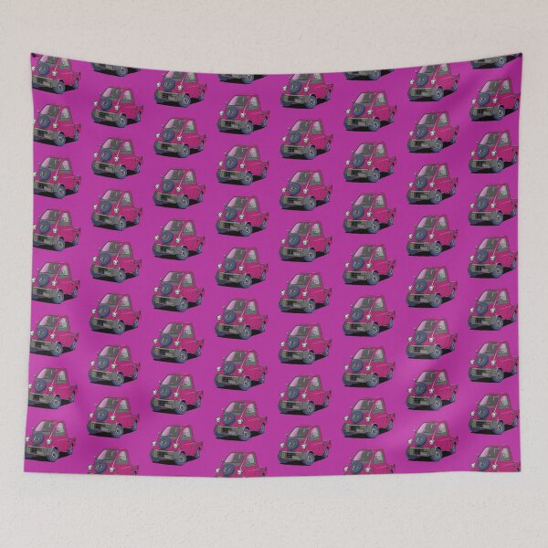 Item preview, Purple Daihatsu Midget II designed and sold by Webazoot Industries - Car Art.