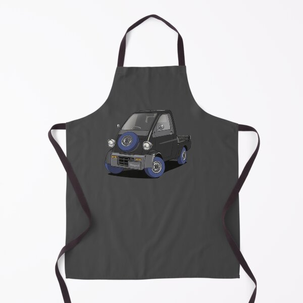 Item preview, Daihatsu Midget II kei car truck in black designed and sold by Webazoot Industries - Car Art.