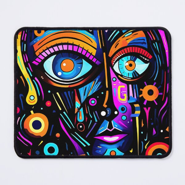 Item preview, Abstraction Under Black-Light designed and sold by Retro Type.