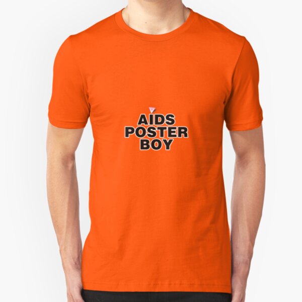 AIDS Poster Boy Slim Fit T-Shirt