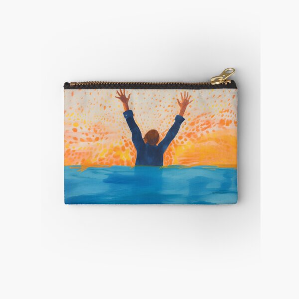 Item preview, FREEDOM escape blue orange freedom painting designed and sold by LuisaYas.