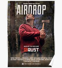 Póster Airdrop - Cartel de cortometrajes de óxido