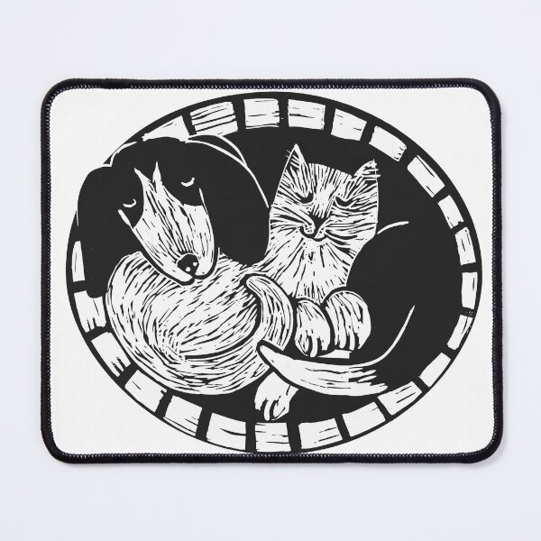 Item preview, Dog and Cat napping designed and sold by HelenDBVickers.