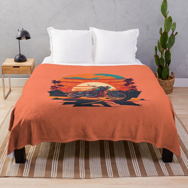 Item preview, motorcycle at sunset designed and sold by ClipCanvas.