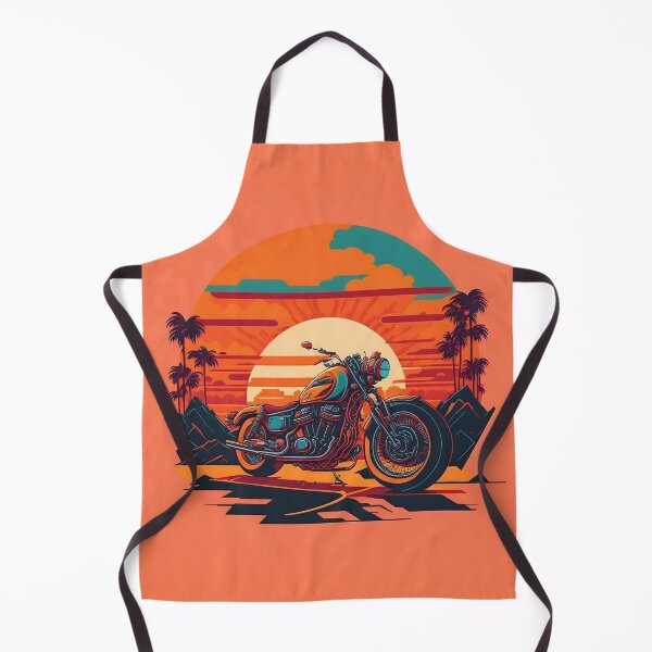 Item preview, motorcycle at sunset designed and sold by ClipCanvas.