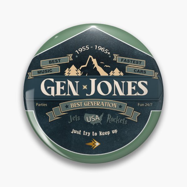 Item preview, GEN JONES (Generation Jones) designed and sold by Ed Rosek.