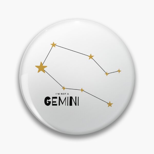 Item preview, I'm not a Gemini [black line] designed and sold by house of luna.