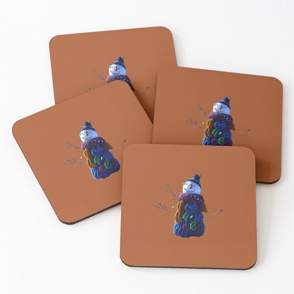 Item preview, Colourful snowman designed and sold by HiveMechs.