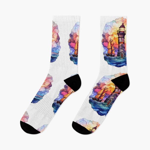 Item preview, Lighthouse Stained glass designed and sold by tropicaltee.