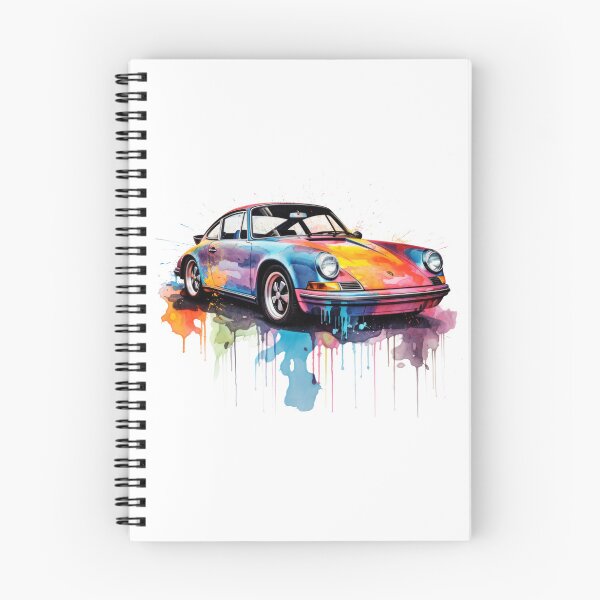 Item preview, Vintage 911 Watercolor painting designed and sold by blackdogshop.