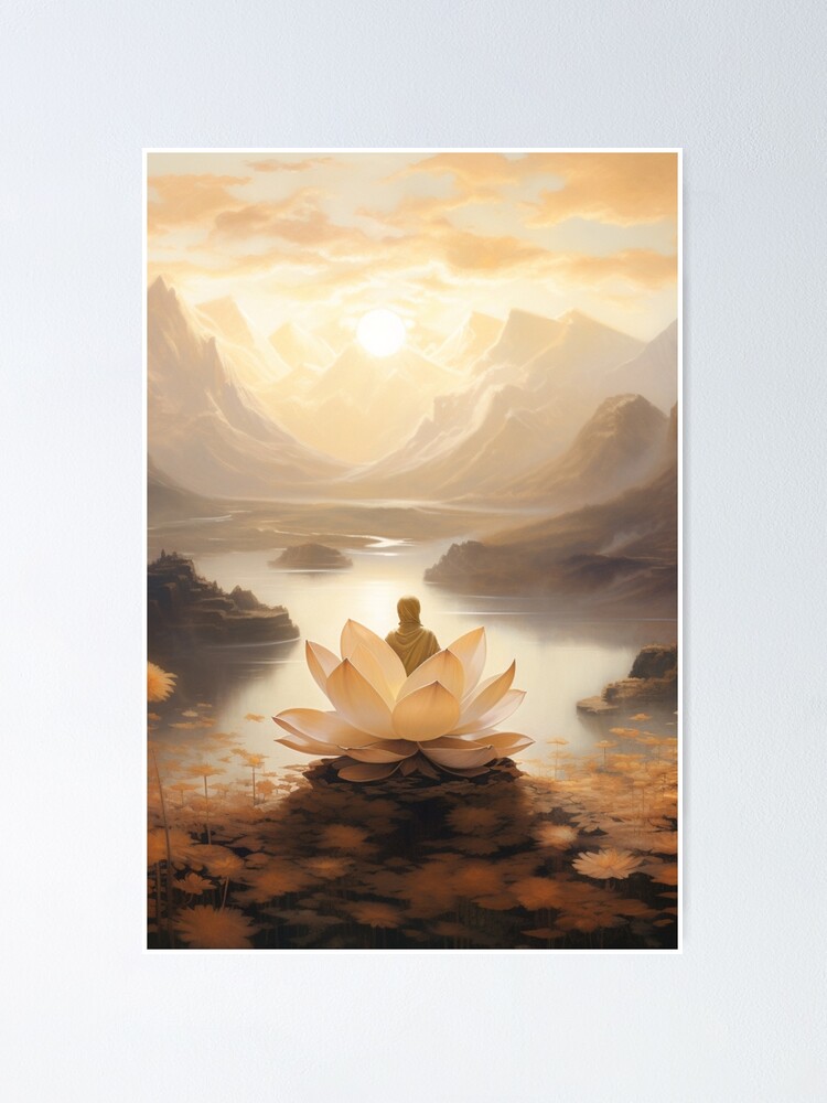 Stillness & Light: Gold Moon Meditation Cushion Set