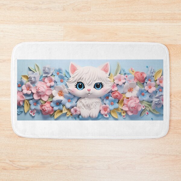 Item preview, Quilled Kawaii Kitten designed and sold by tropicaltee.