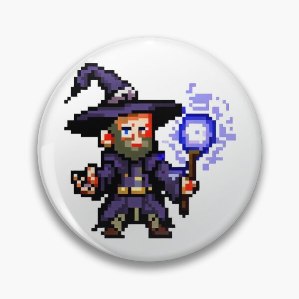 Item preview, Sorcerer pixel art designed and sold by PexelBoi.