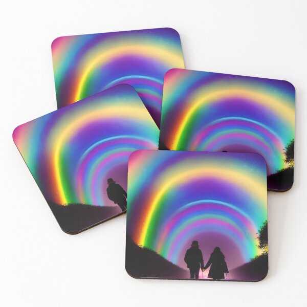 Item preview, Walking under a rainbow designed and sold by KWGD - Kelly Woodward Graphic Designer.