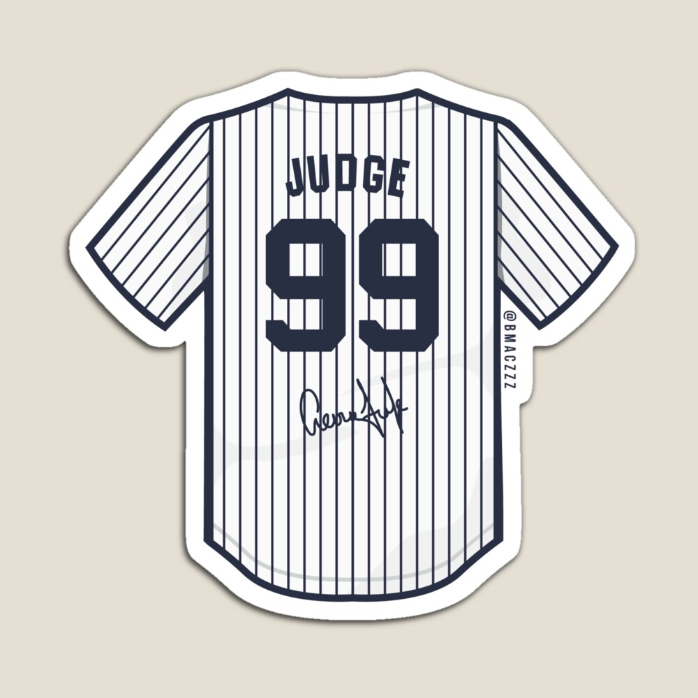 Aaron Judge Back Signed White New York Yankees Home Jersey
