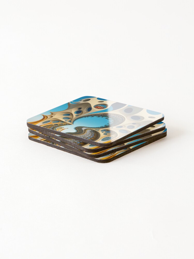 Thumbnail 4 of 5, Coasters (Set of 4), Keyhole designed and sold by elearah1.