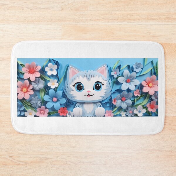Item preview, Quilled Kawaii Kitten designed and sold by tropicaltee.