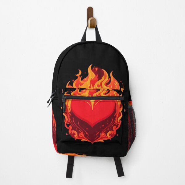 Item preview, Fiery Love Heart designed and sold by PrintifyWorld.