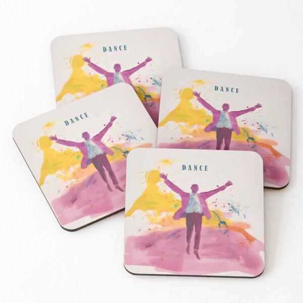 Item preview, DANCE colorful splash escape freedom painting designed and sold by LuisaYas.