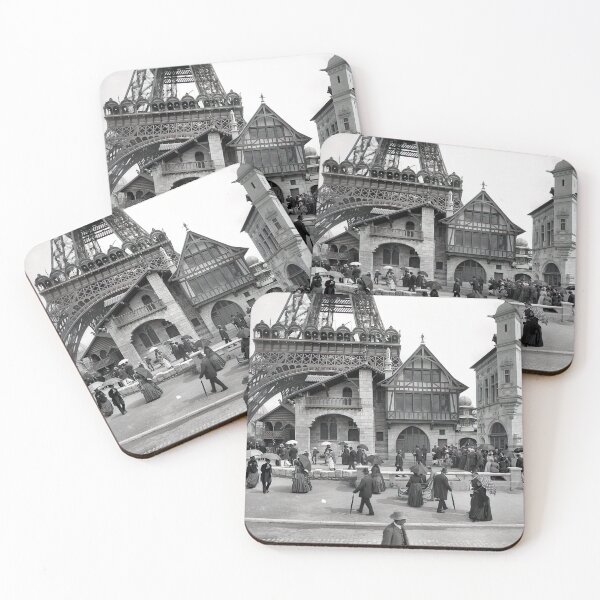 Item preview, 1889 Opening of Eiffel Tower World’s Fair Vintage Photography designed and sold by Maljonic.