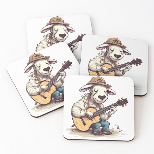 Item preview, Sheep strumming strings designed and sold by FabrikPrint.