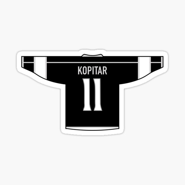 Anže Kopitar Jersey Sticker for Sale by aenewby