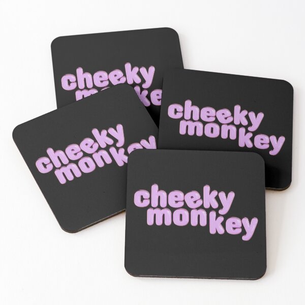 Item preview, Cheeky monkey PINK CUTE designed and sold by Momoringalingg.