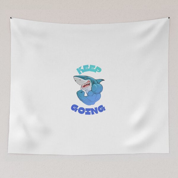 Item preview, Shark keep going  designed and sold by Souushop.
