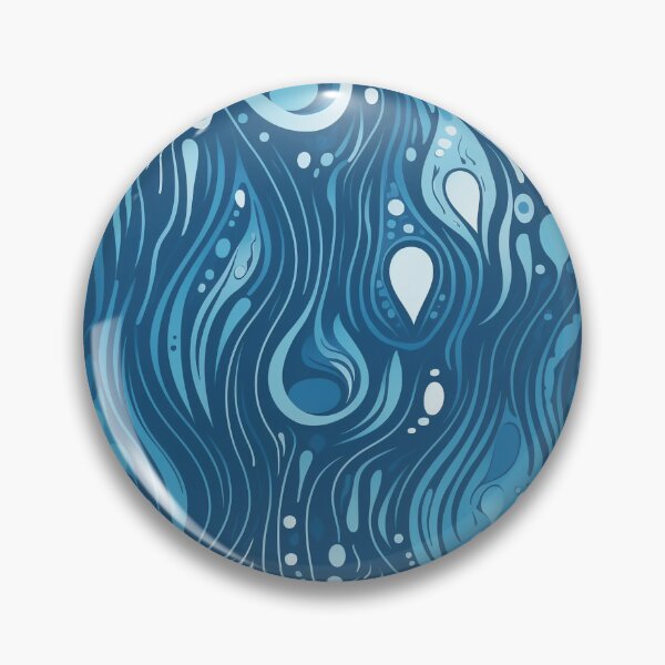 Item preview, Blue Serenity Water Drops designed and sold by MuseMavenDesign.