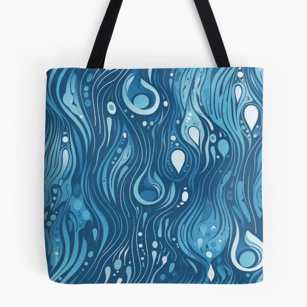 Artikelvorschau, Blaue Serenity-Wassertropfen entworfen und verkauft von MuseMavenDesign.