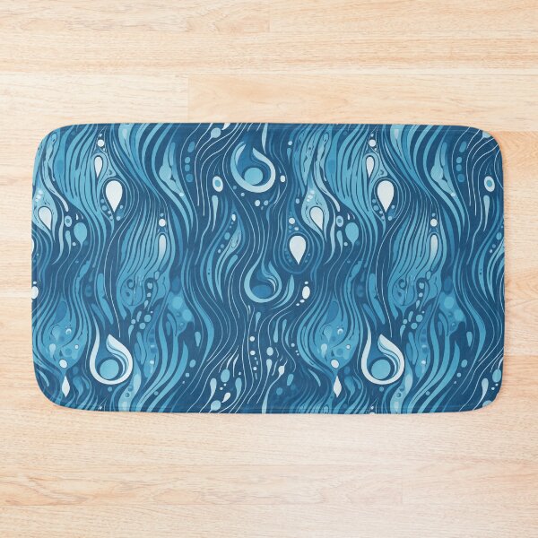 Item preview, Blue Serenity Water Drops designed and sold by MuseMavenDesign.