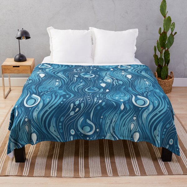 Item preview, Blue Serenity Water Drops designed and sold by MuseMavenDesign.