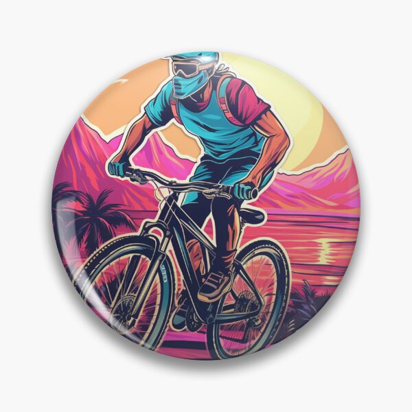 Item preview, Summer mountain bike sticker pack designed and sold by Hochiedesign.