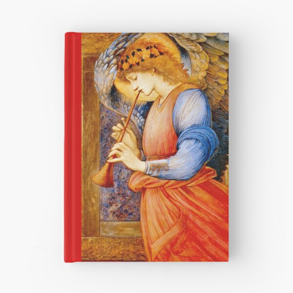 Aperçu de l'œuvre Gabriel soufflant dans son cor - (L'ange jouant du flagelot) - Edward Burne-Jones créée et vendue par forgottenbeauty.