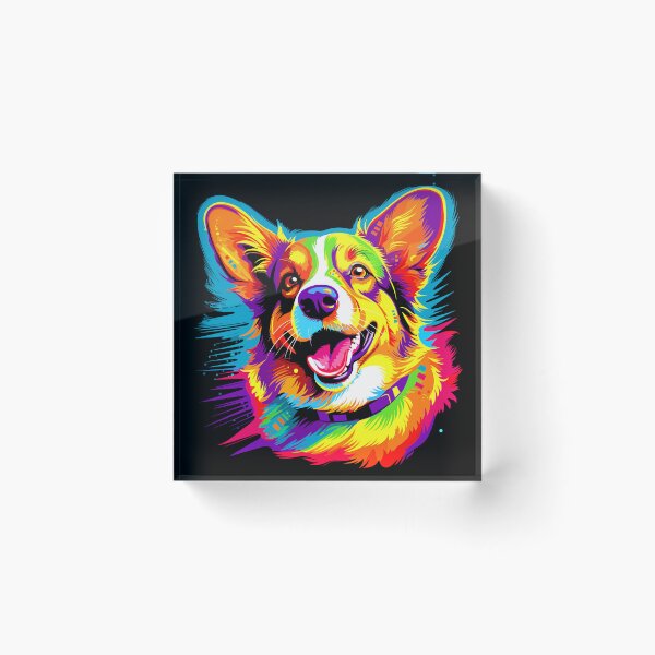 Item preview, Adorable little Corgi Pupp abstract design. designed and sold by Artbyminga.