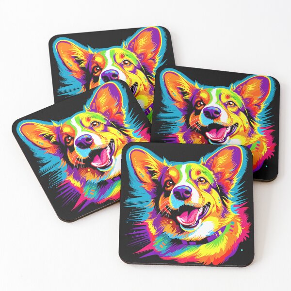 Item preview, Adorable little Corgi Pupp abstract design. designed and sold by Artbyminga.