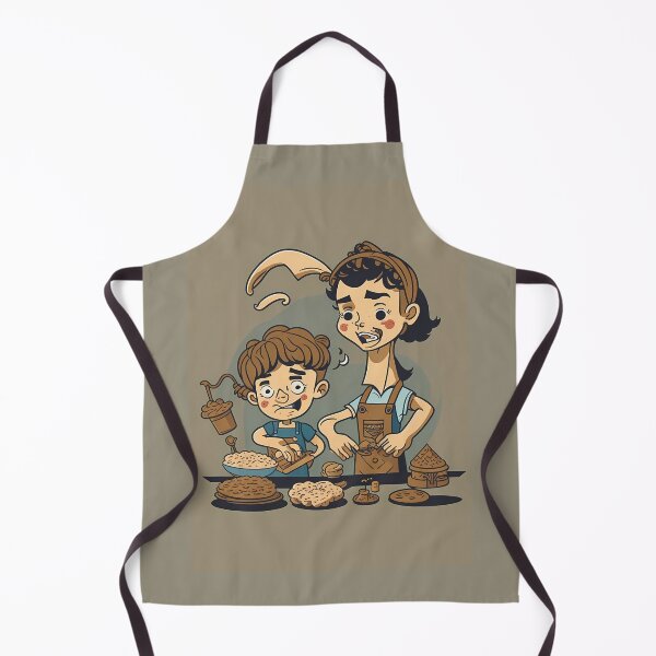 Item preview, boy making cake with mom designed and sold by Melquidedec.