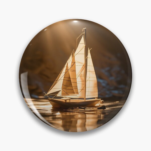 Artikelvorschau, Golden Hour Tranquil Waters Segelboot Nr. 02 entworfen und verkauft von AirborneMark.
