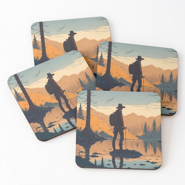 Item preview, man exploring in the forest designed and sold by Melquidedec.