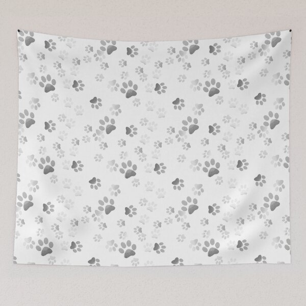 Item preview, Pets Pawprints in Gray Tones designed and sold by Melissa J Barrett.