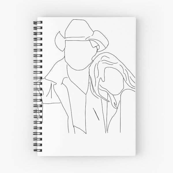Item preview, Beth and Rip Line art  designed and sold by SaintsPlace.