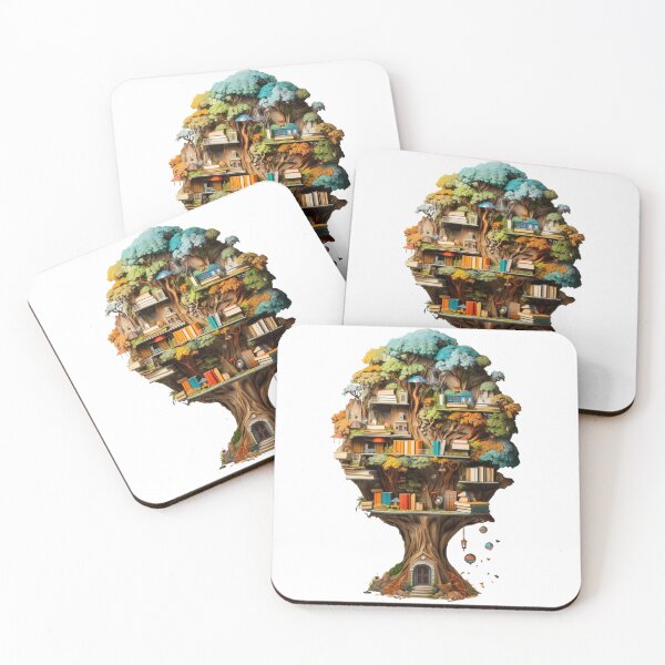 Artikelvorschau, Treehouse with Books entworfen und verkauft von ComerPrintCo.
