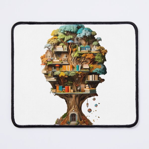 Item preview, Treehouse with Books designed and sold by ComerPrintCo.