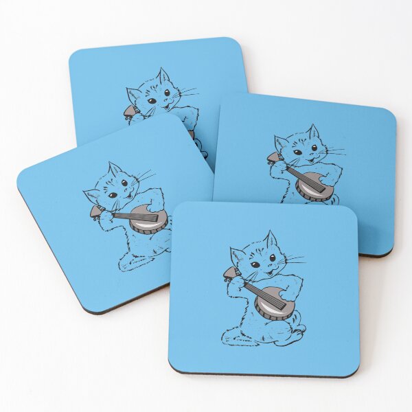 Item preview, Banjo Playing Kitty Cat Cute Feline Lovers  Gifts designed and sold by JamesPerezd.
