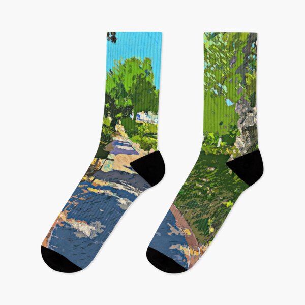 Item preview, PATH TO EMERSON HALL designed and sold by ArtbyRolleen.
