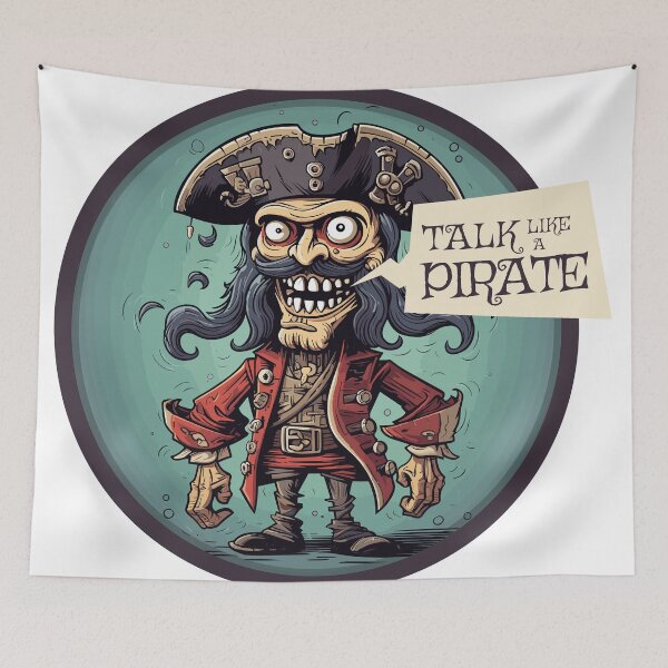 Item preview, Talk like a pirate designed and sold by adigitaldreamer.